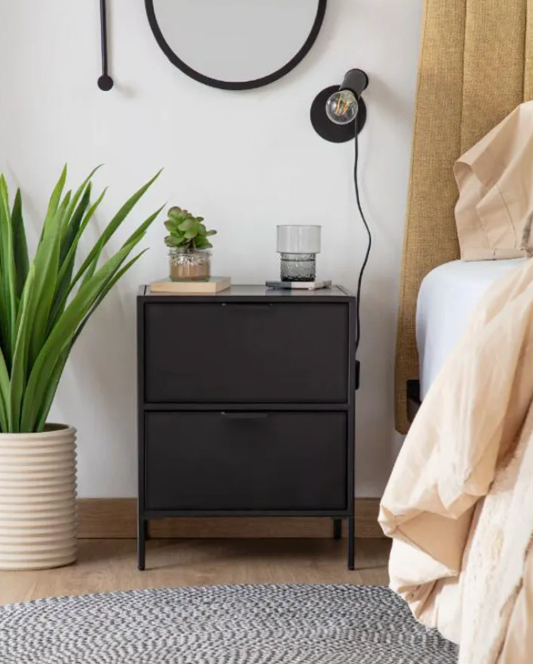 Modern Metal Storage Cabinet for Bedroom