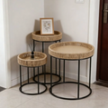 Modern 3-Piece Nesting Side Table Set